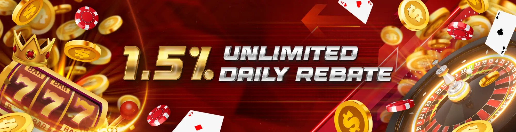 Unlimited Daily Rebate Banner