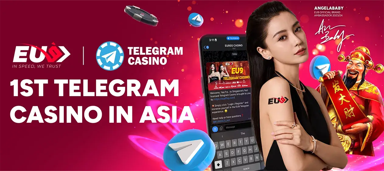 EU9 1st telegram casino banner